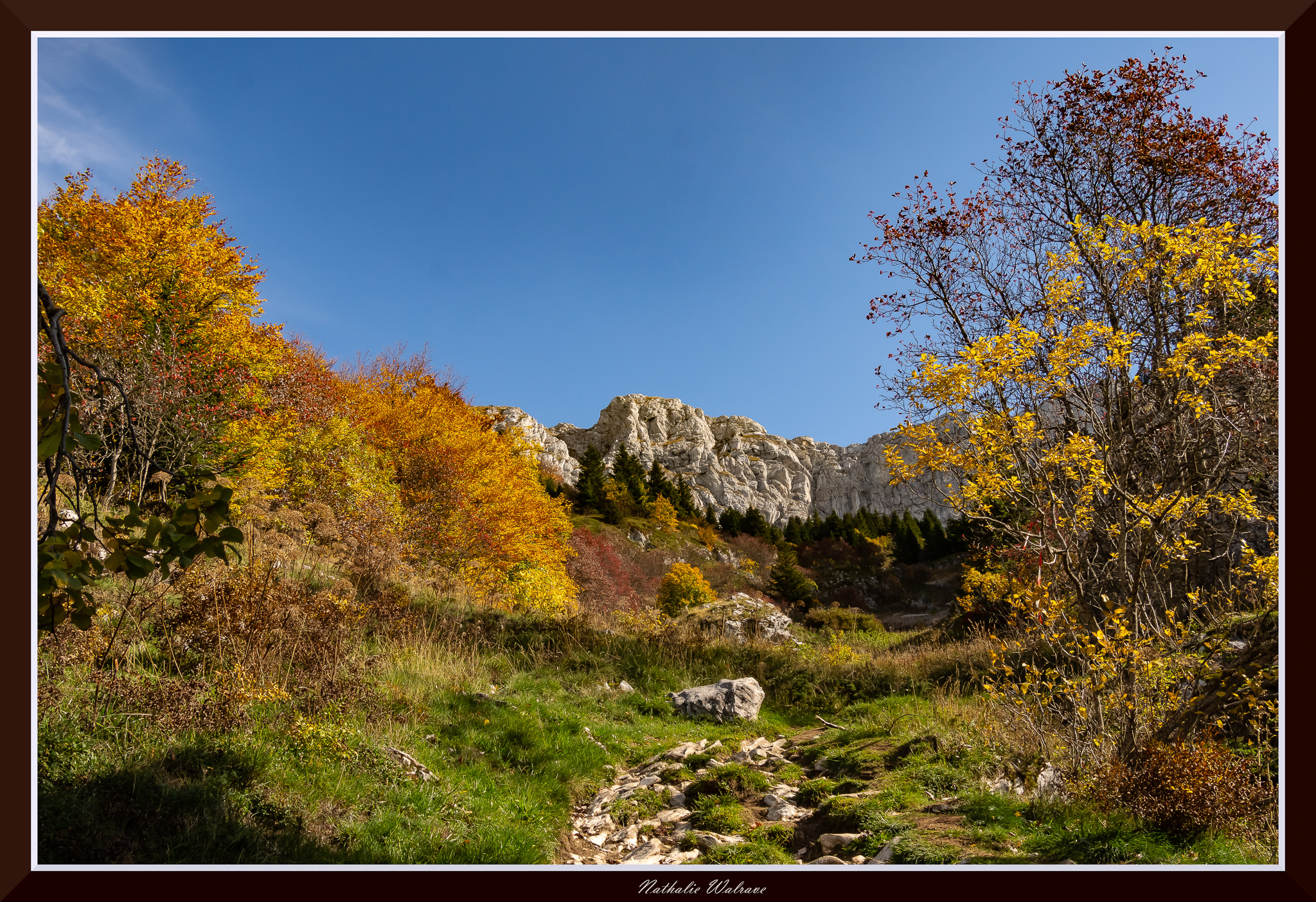 combe chaulange à l'automne